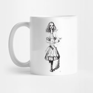 Alice in Wonderland | Alice Stretched Tall | Tall Alice | Vintage Alice | Mug